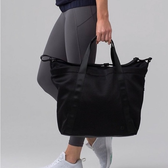 lululemon athletica Handbags - Lululemon Nylon Gym Travel Duffle Bag